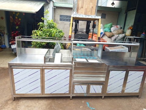 🥤 TỔNG HỢP TẤT CẢ CÁC  QUẦY PHA CHẾ INOX – ĐẦY ĐỦ CHỨC NĂNG, TIẾT KIỆM KHÔNG GIAN 🧊INOX ĐẠI CƯỜNG