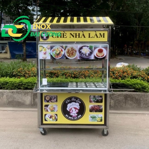 Xe bán chè nhà làm