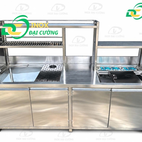 Quầy Chế Đa Năng 2m- Inox Đại Cường
