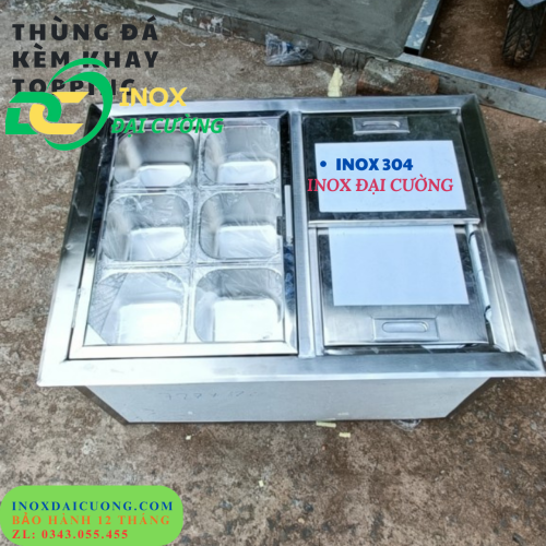 THÙNG KÈM 6 KHAY TOPING 1/6 73X55X40