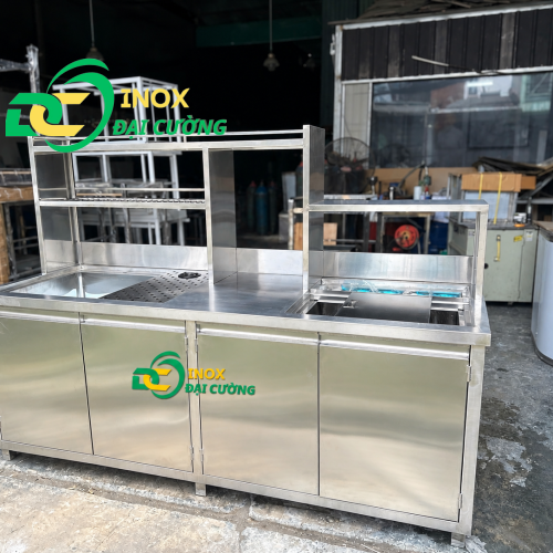 Quầy Chế Đa Năng 2m- Inox Đại Cường