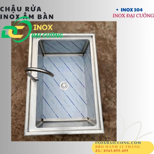 chậu rửa chén công nghiệp 60x40 chau001