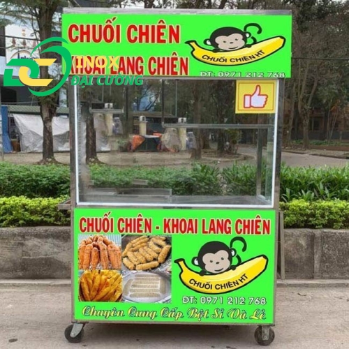 Xe chuối khoai lang chiên