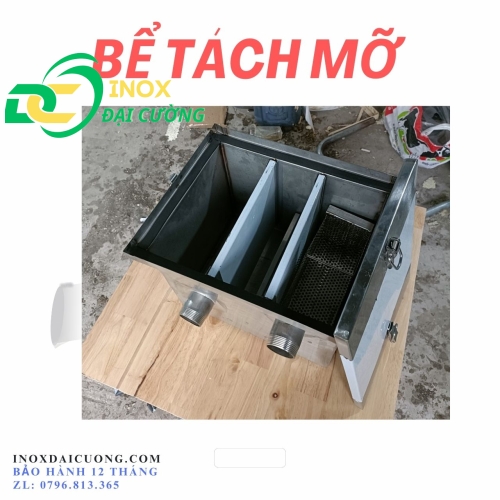 Bể lọc mỡ  50l/ bể tách mở nhà hàng, quán ăn/ bể lắp nổi