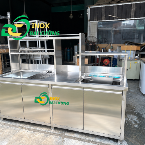 Quầy Chế Đa Năng 2m- Inox Đại Cường