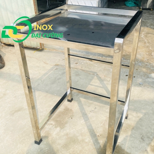 KỆ GIÁ MÁY SẤY - MÁY GIẶT Full Inox CHỐNG RUNG INOX ĐẠI CƯỜNG KE001