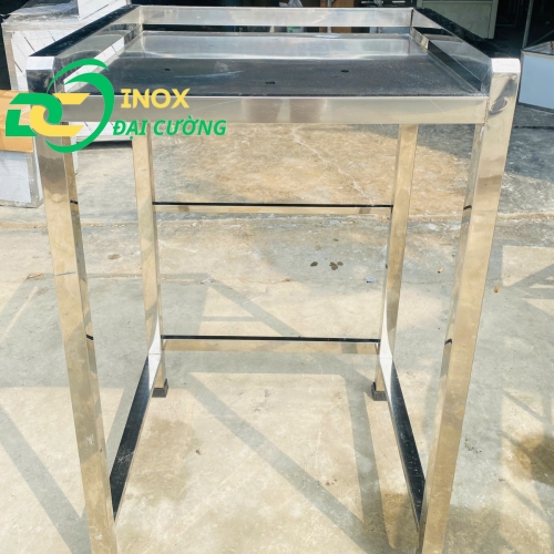 KỆ GIÁ MÁY SẤY - MÁY GIẶT Full Inox CHỐNG RUNG INOX ĐẠI CƯỜNG KE001