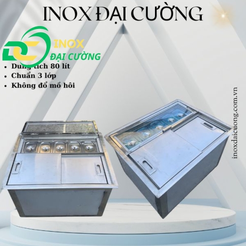 THÙNG KÈM 5 KHAY TOPING 61x48x40