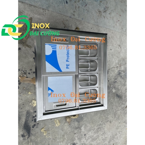 THÙNG KÈM 4 KHAY TOPING 50x50x40