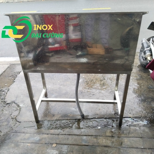 Bồn Tắm Thú Inox dạng nghiêng 90x45x60