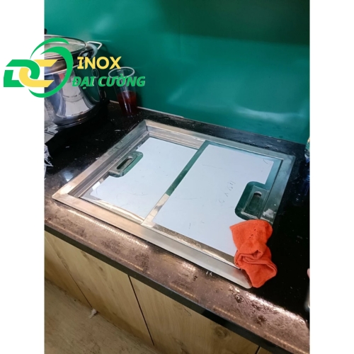 Thùng Đá inox Âm Bàn 70x50x40/ thùng đá âm quày pha chế