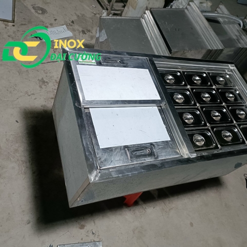 THÙNG KÈM 12 KHAY TOPING 950X505X400