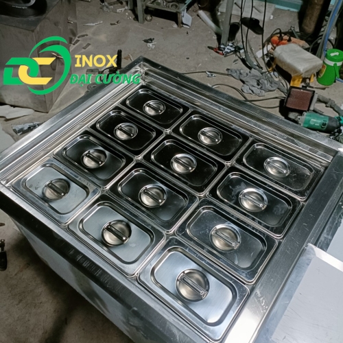 THÙNG KÈM 12 KHAY TOPING 950X505X400