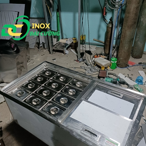 THÙNG KÈM 12 KHAY TOPING 950X505X400