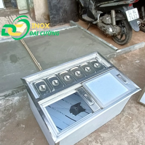 THÙNG KÈM 6 KHAY TOPING 72X50X40