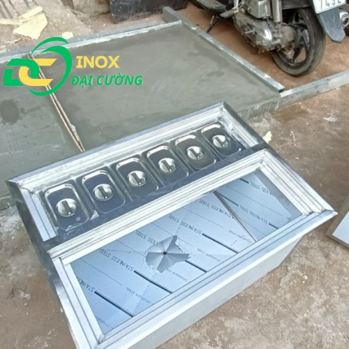 THÙNG KÈM 6 KHAY TOPING 72X50X40