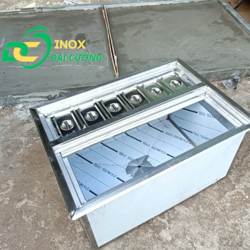 THÙNG KÈM 6 KHAY TOPING 72X50X40