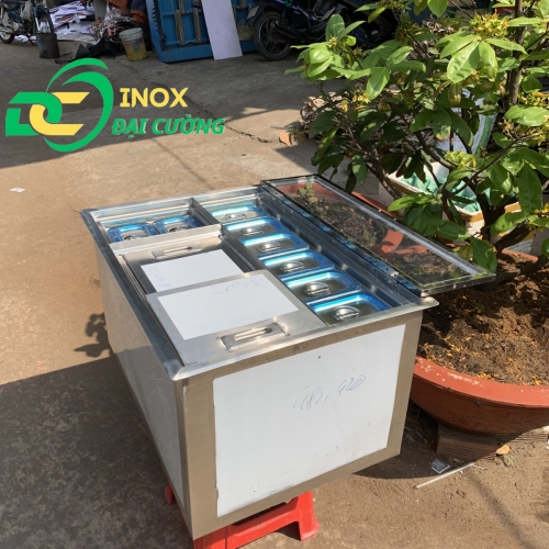 THÙNG KÈM 8 KHAY TOPING 72X50X40 