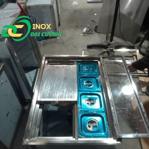 THÙNG KÈM 4 KHAY TOPING 1/6 72X50X40 