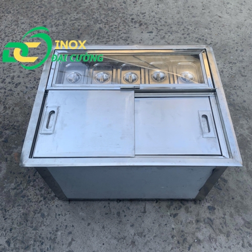 THÙNG KÈM 5 KHAY TOPING 61x48x40