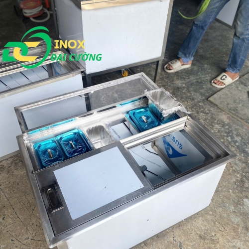 THÙNG KÈM 6 KHAY TOPING 72X50X40